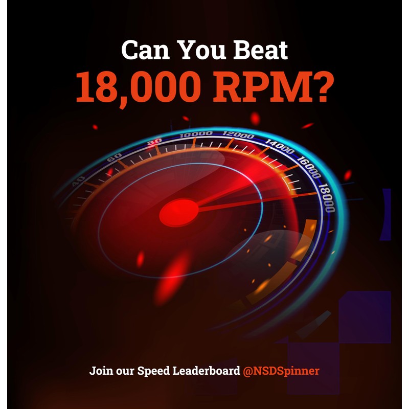 NSD Essential Crystal Spinner Gyro Ball | Grip Strengthener for