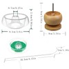 Paifeancodill Wooden Bead Spinner, Portable Jewelry Making Tool With 5