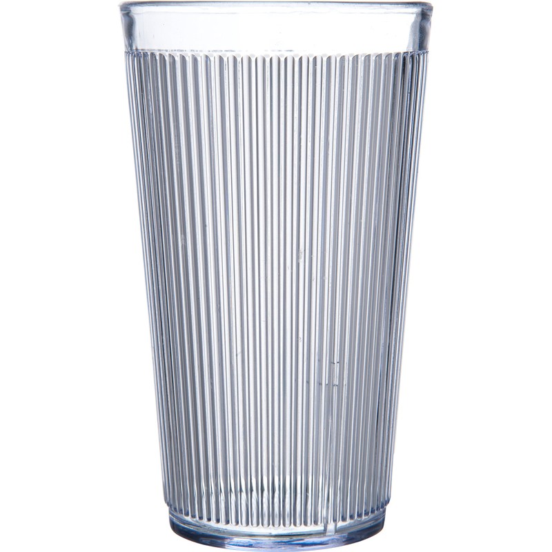 Carlisle 401607 Crystalon Stackable SAN Tumbler, 16.2 oz. Capacity, Clear