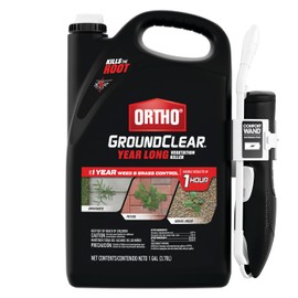 Ortho GroundClear Year Long Vegetation Killer with Comfort Wand, Kills and Prevents Weeds Up to 12 Months, 1 gal.