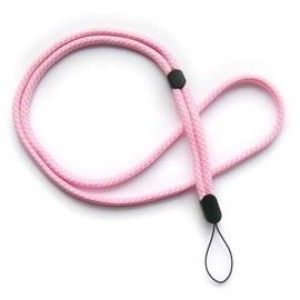 trage.band® Long Adjustable Neck Strap White Pink