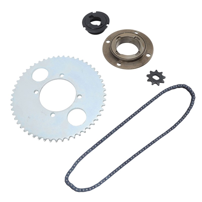 T8F Chain Sprocket Kit Steel 116 Link Drive Chain with