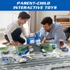 Airplane Toy Set with Trucks, Helicopter, Planes, Signs and Airport
