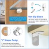 110pcs Shelf Support Pegs Pins Kit,L-Shaped Clips Holders for Cabinet