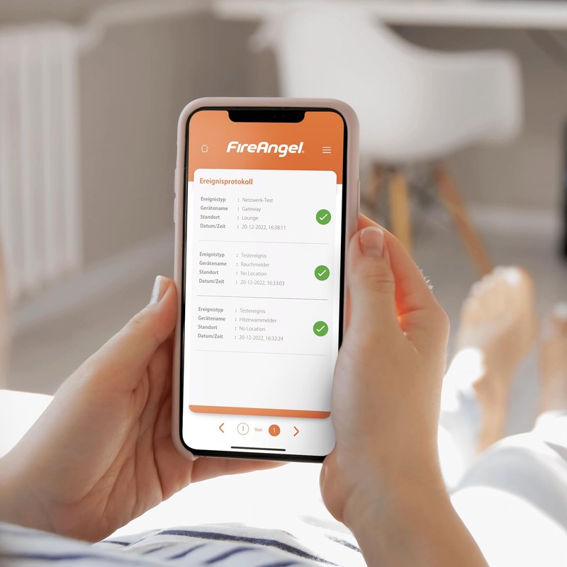 FireAngel Smart Gateway Hub for Connected Wireless Carbon Monoxide, Heat,