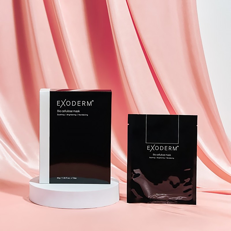 Exoderm biocellulose mask 10 sheets + 5 sheets + additional
