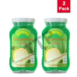 Florence Coconut, Beans and Fruit in Syrup, 2 Packs (Buco Pandan Coconut Gel)