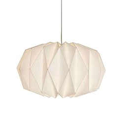 Leadigol Paper Origami Lamp Shade Nordic Modern Paper Lampshade Creative Foldable Paper Origami Interior Lighting Hanging Pendant Lamp Cover