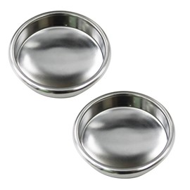 58mm backflush blind filter basket disc，58mm portafilter backflush, coffee machine blind filter basket，Fits Breville Gaggia Classic and other Espresso Machines Espresso Cleaning Disc (2 pcs)