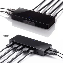 Sanwa Supply SW-KVM2HUUS 4K Compatible HDMI PC Switcher (No Emulation, 2:1)