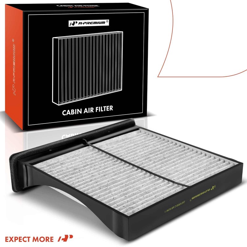A-Premium - Filtro de aire de cabina de 2 piezas