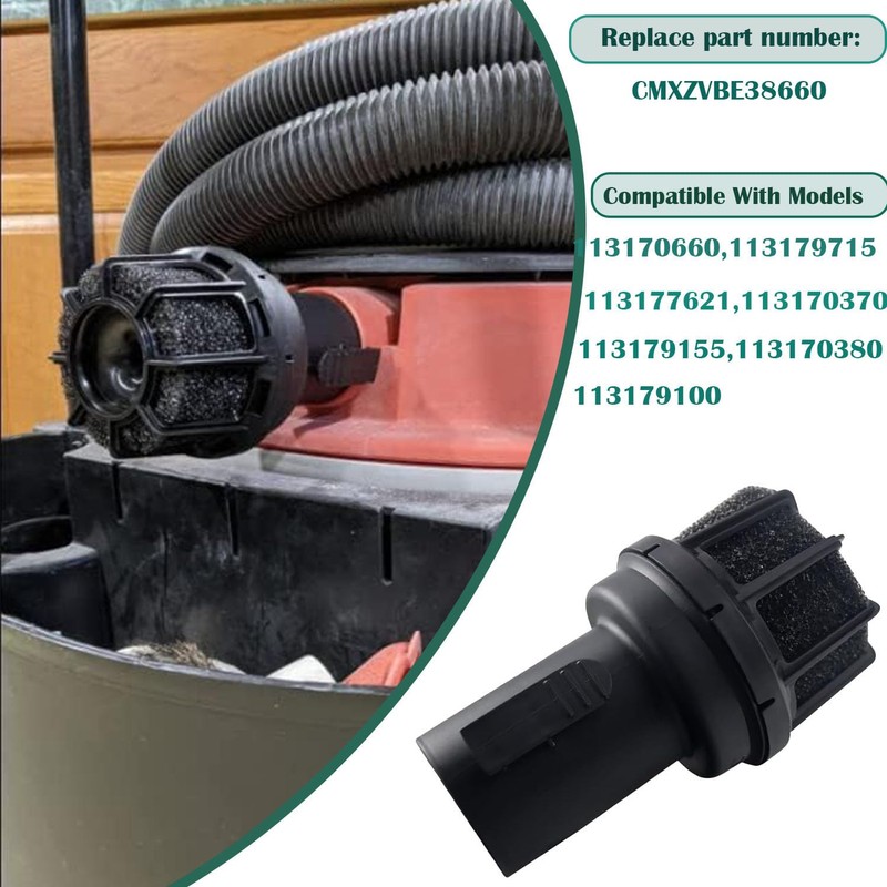 YIBOCO 2-1/2-Inch Vacs Vacuum Diffuser Muffler CMXZVBE38660 for Craftsman CMXEVBE17596