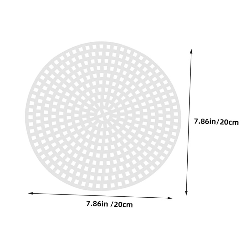 CORHAD Durable Crafting Quilting Sheets 12pcs Circular Grid Panels Mesh