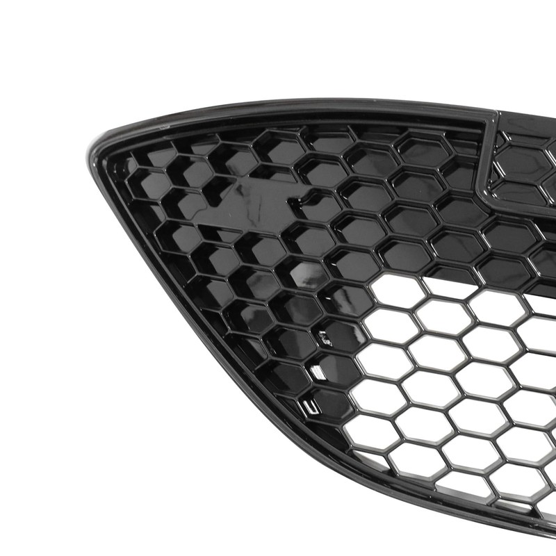 FZJDSD Black Front Bumper Upper Grille F1EZ-17B968-BA Compatible with Ford