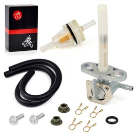 Fuel Valve Petcock Tank Switch Compatible with HONDA XR50 XR70 XR80 XR100 R CRF50 CRF70 CRF80 CRF100 CRF150 CRF230 F 16950-GEL-701 16950-GCF-671