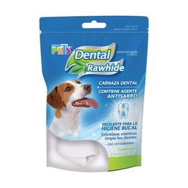 Fancy Pets Carnaza Dental para Perros 10-13 cm 2 Piezas – Higiene Bucal y Entretenimiento