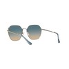 Coach HC7132 Sunglasses, Shiny Light Gold/Blue Yellow Gradient, 58 mm