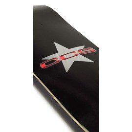 CCS 97 Star Skateboard Deck - Silver/Red - 8.375"