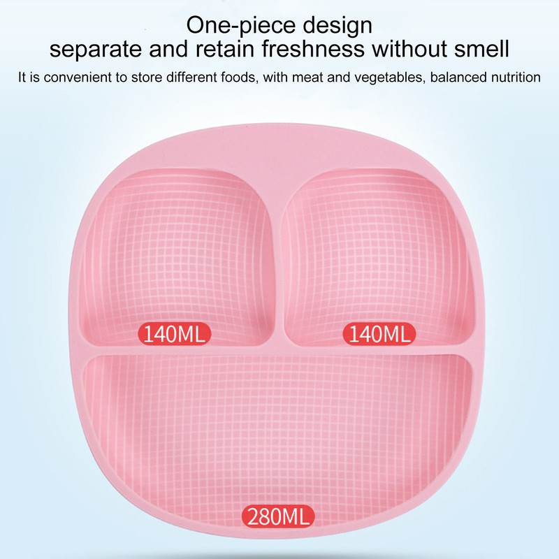 Baby Feeding Set Baby Silicone Anti Fall Portable Feeding Eating