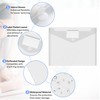 Pack of 10 A4 Document Wallets, Waterproof Document Folders A4,