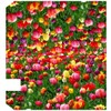 VWAQ Spring Tulip Magnetic Mailbox Cover - Summer Flowers Decorative