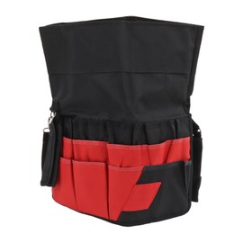 Gardening Tools Organizer 42 Pocket Gardening Tools Storage Bag Insert Bucket for Garden Working Red