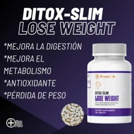 Suplemento Detox Control De Peso 100 Tabletas More Than Pure