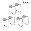OATIPHO 6pcs Handbag Hanger Silver Purse Hook for Table Prevents