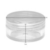 Generic 50 Clear Plastic Cosmetic Sample Containers - 5 Gram