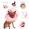 Inflatable Dog Cone Collar with Enhanced Anti-Licking, Soft Neck Donut