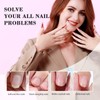 Saviland Nail Tips Ultra Thin 240pcs Clear Nail Tips Medium