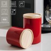 Sweejar Kitchen Canisters Ceramic Food Storage Jar, Stackable Containers with