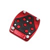 ACROPIX Motorcycle Brake Pedal Pad Cover Universal Black Red 1pcs