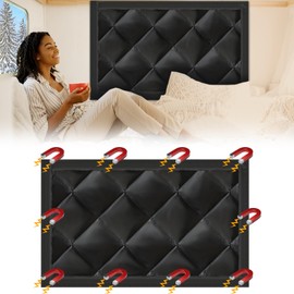 Beeveer Rv Magnetic Window Insulation Kit 16 x 25 Inches Pre Cut Magnetic Rv Thermal Insulation Curtain Quilted Oxford Fabric Thicken Cotton Fill Keep Heat in Cold out for Winter Camper Window Trailer