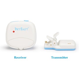 DryEasy Pro Wireless Bedwetting Alarm with New Improved Sensor, 6 Selectable Sounds, Volume Control, Strong Vibration and Compact Design for Overcoming Bedwetting
