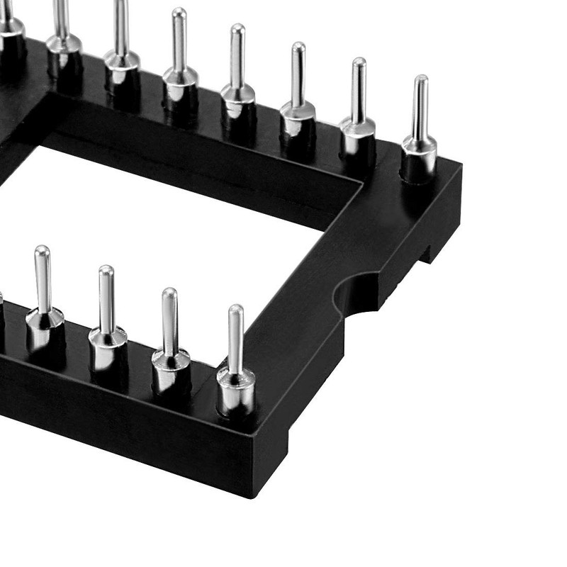 sourcing map 6pcs DIP IC Chip Socket Adaptor 2.54mm Pitch