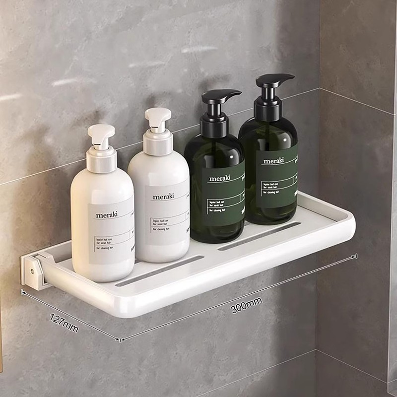 2 Pcs RV Aluminum Foldable Shelf, Wall-Mounted Foldable Shelf, Hidden