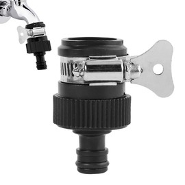 Indoor Tap-Hose Connector, Threadless Faucet Adaptor for 12-16mm Taps, Universal Hose Fitting with Clamp Suitable for Most Faucets, Washing Machines, Gardening, Car Washers