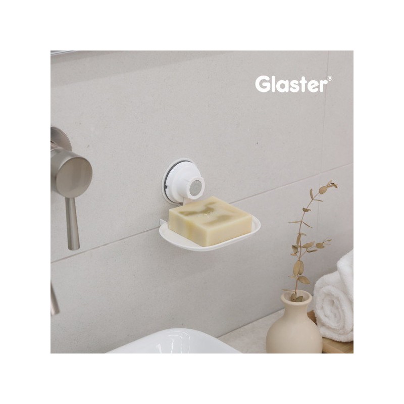 Glaster soap dish/soap dish/absorbent supplies/bathroom supplies / 글라스터 비누받침대/비누대/흡착용품/욕실용품