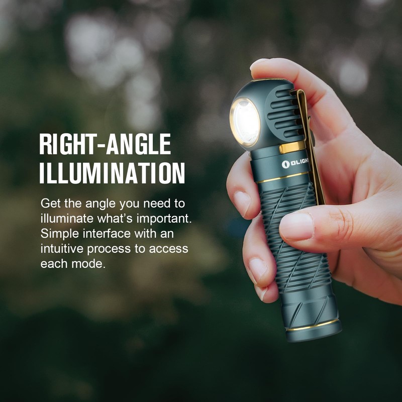 OLIGHT Perun 2 LED Headlamp 2500 Lumens Rechargeable, Multi-Functional Right