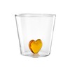 H&h Set of 6 Bicchieri Borosilicato Cuore Assortiti CC 300