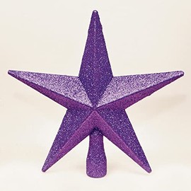Purple 20cm Shatterproof Tree Top Star Premier Christmas Tree Decoration 200mm Tree Topper 5825