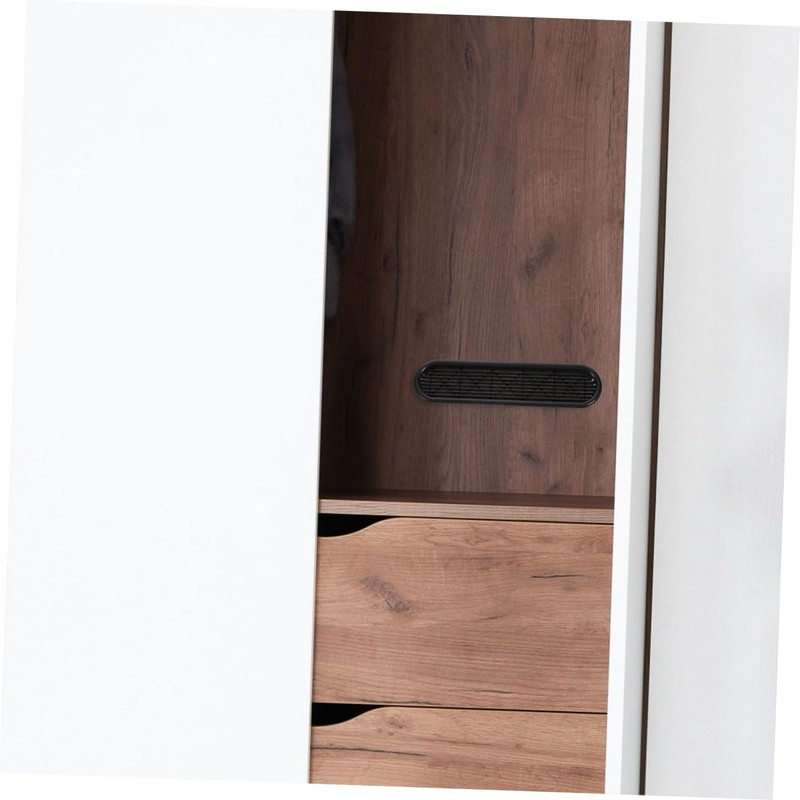OSALADI 6pcs Cabinet Vent Cover Grille Durable Oval Air Vent
