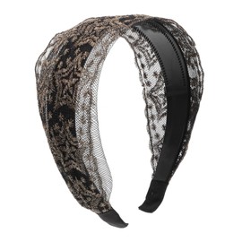 Ipetboom Wide Lace Headband for Women Stylish Hair Decors for Parties and Everyday Use Elegant Design with Durable Material Lightweight and Fit