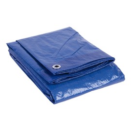 Blackspur - Waterproof Tarpaulin - 4ft x 6ft - Blue