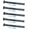 For Walker 5pk Shear Pins with Cotter Pins for Walker 8067-10 All Decks with Aluminum Gear