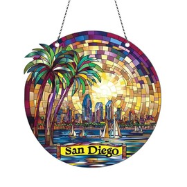 San Diego Ornaments for Christmas Tree, San Diego Christmas Ornaments - San Diego Decor - Gifts for San Diego Lovers - Acrylic Ornaments