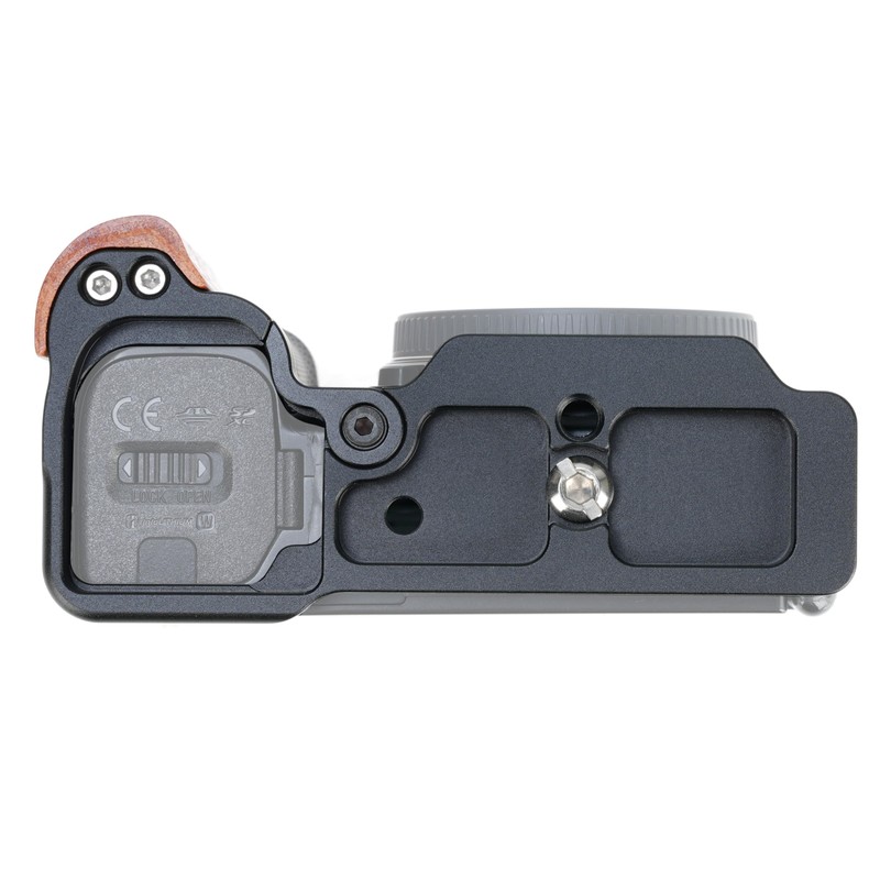 Hersmay L Angle ZV-E10 Quick Change Base Plate with Wooden