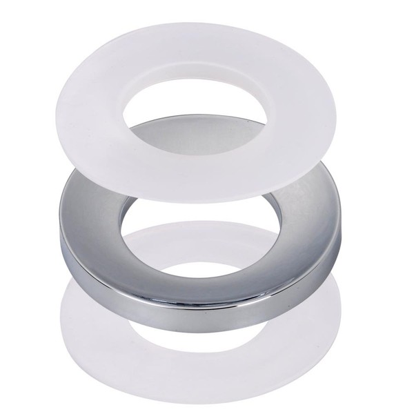 Yescom New Chrome Mounting Ring For Home Bathroom Glass Vessel Sink Drain Mount Support