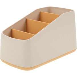 YARNOW Caja Para Controles Remotos Organizador De Escritorio Plástico 7.08X3.93X3.89In Con Compartimentos Múltiples Soporte De Almacenamiento Para Oficina Hogar Cosméticos Y Artículos Personales